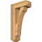 Ekena Millwork Legacy Craftsman Rough Sawn Bracket w/ Offset Brace, Western Red Cedar, 6"W x 16"D x 28"H BKT0604X16X28LEC04RWR - alternate 1